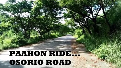 Uphill "Paahon" biking in Osorio Road, Trece Martires City