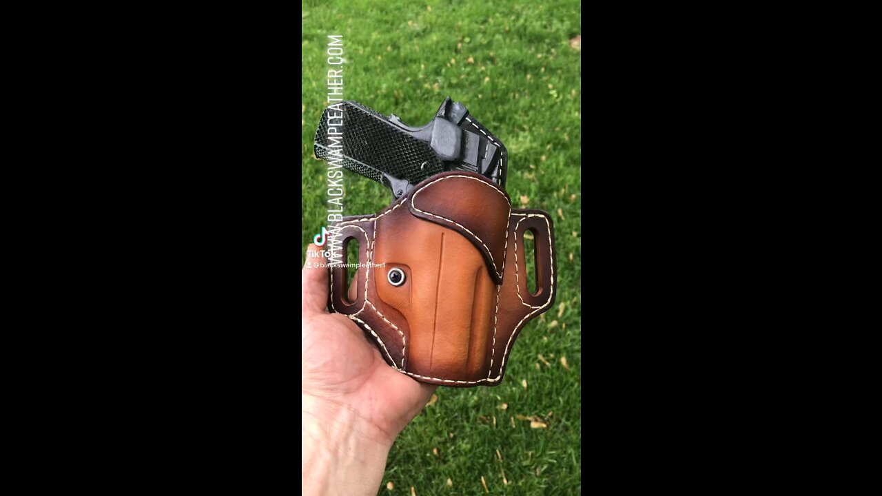 Locking Leather holster just finished