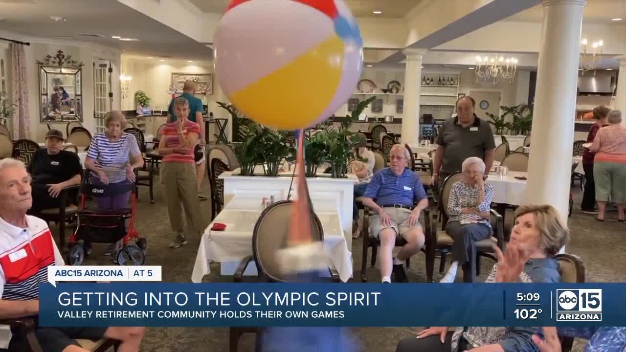 Valley retirement community creates its own Olympic style competitions
