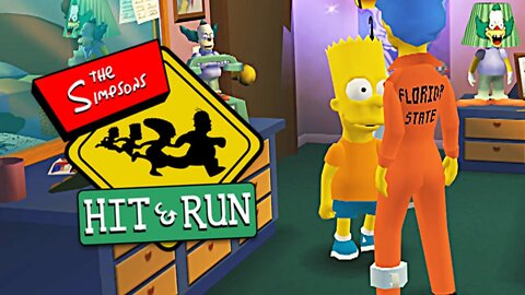 THE SIMPSONS HIT AND RUN (PS2) #8 - O quarto do Bart Simpson! (Legendado em PT-BR)