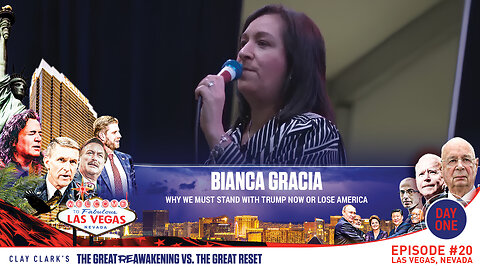 Bianca Gracia | Why We Must Stand with TRUMP NOW or Lose America | ReAwaken America Tour Las Vegas | Request Tickets Via Text At 918-851-0102