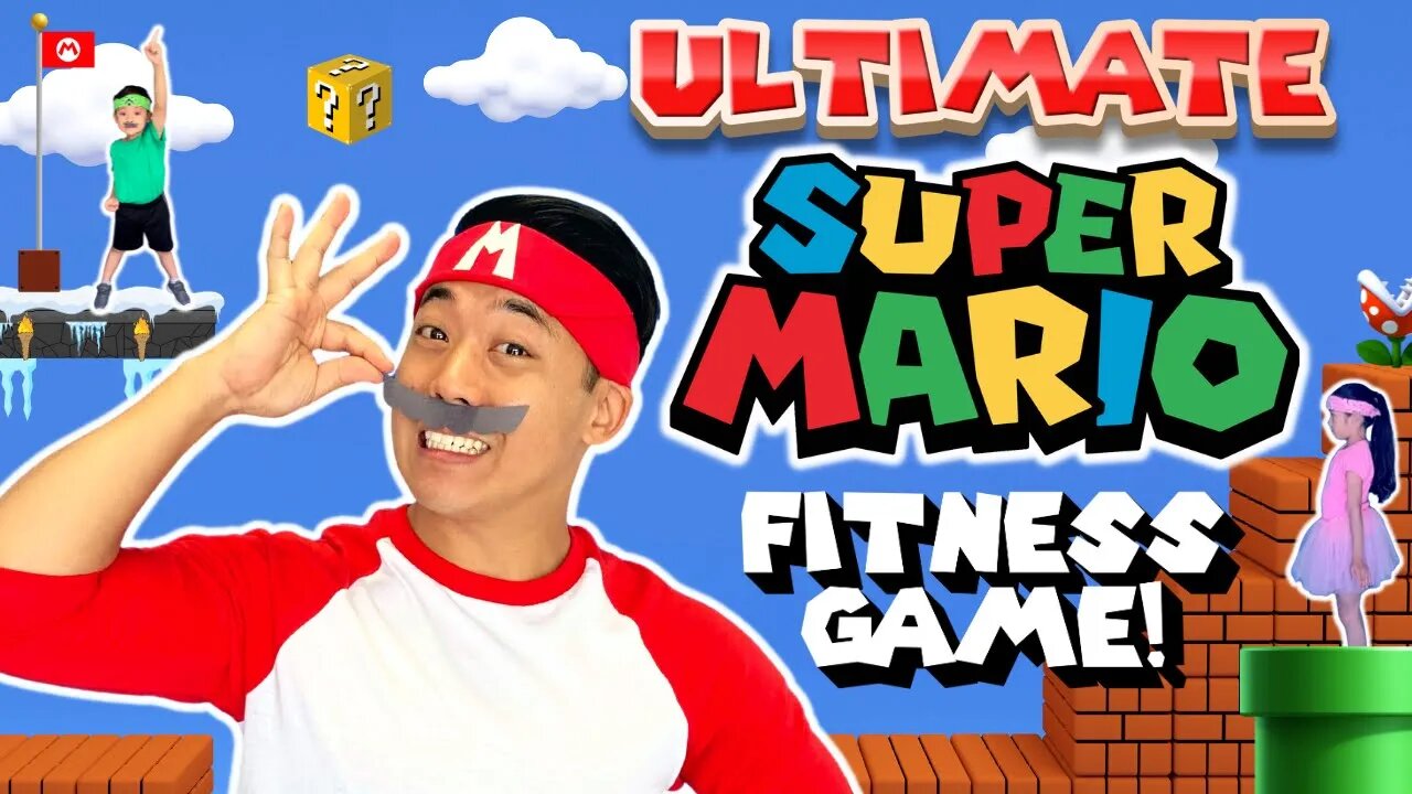 ⭐ Ultimate SUPER MARIO-thon | ALL 3 Epic Kids Videogame Exercise Challenges