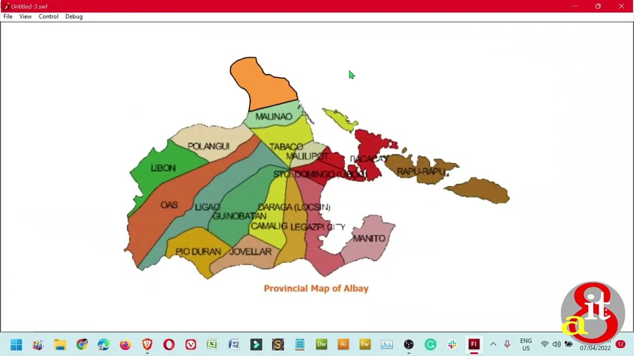 Flash Based Map | Multimedia for Beginners