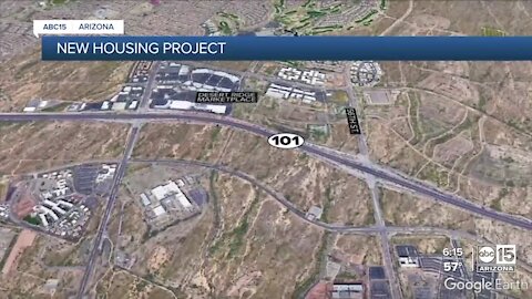 New housing and retail development under construction near Desert Ridge Marketplace