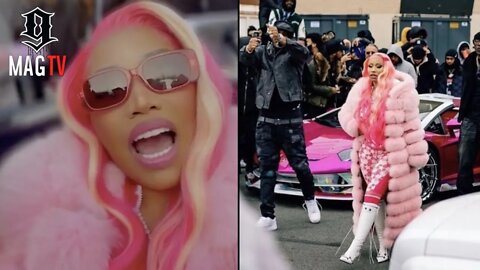 Nicki Minaj Posts Up In The Trenches For Her "We Go Up" Video! 🎥