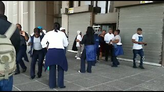 SOUTH AFRICA - Cape Town - MyCiti bus drivers strike continues (4gR)