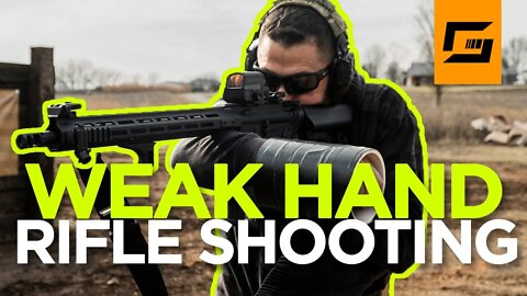 Shooting An AR15 One Handed