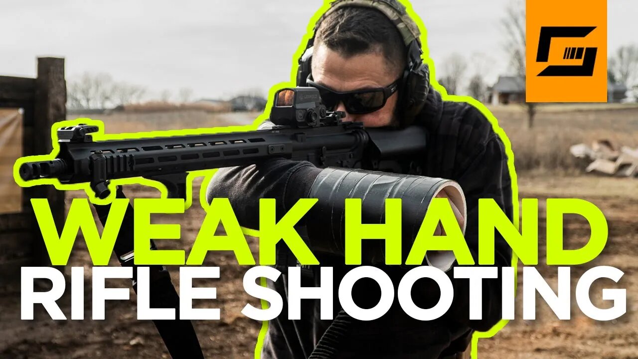 Shooting An AR15 One Handed