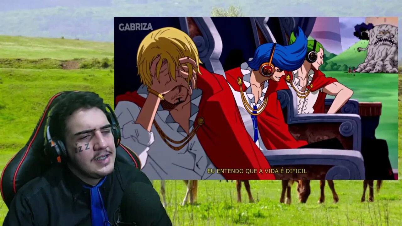 PASTOR REACT Rap do Sanji (One Piece) Grande Sonhador | Gabriza (Prod. Hunter & JotaPazz)