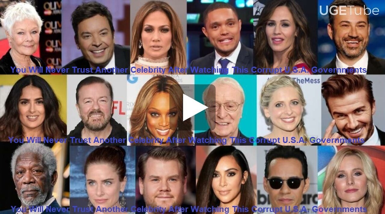 You Will Never Trust Another Celebrity After Watching This Corrupt U.S.A. Governments