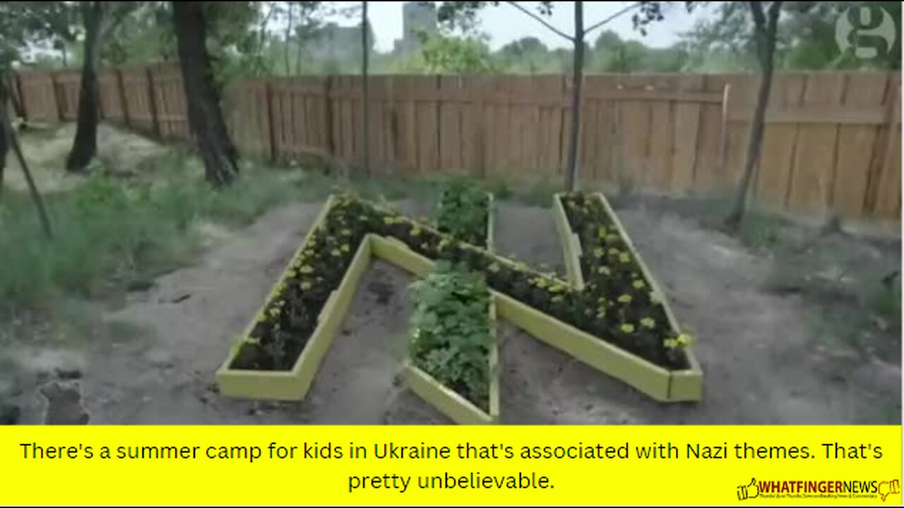 There's a summer camp for kids in Ukraine that's associated with Nazi themes.