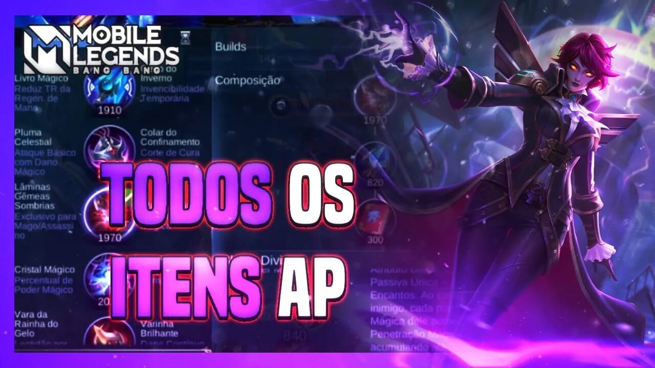 *ENTENDA TODOS* OS ITENS DE ATAQUE MÁGICO | APRENDENDO A JOGAR MOBILE LEGENDS #23