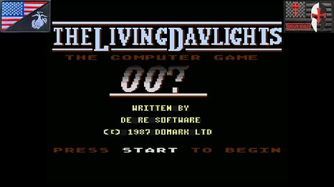 James Bond 007 in The Living Daylights: The Computer Game (Atari 800 - Attract Mode) [EU Only]