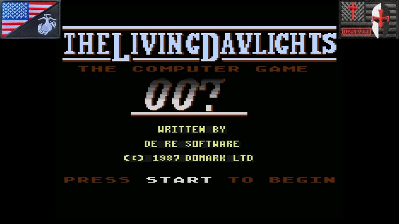 James Bond 007 in The Living Daylights: The Computer Game (Atari 800 - Attract Mode) [EU Only]