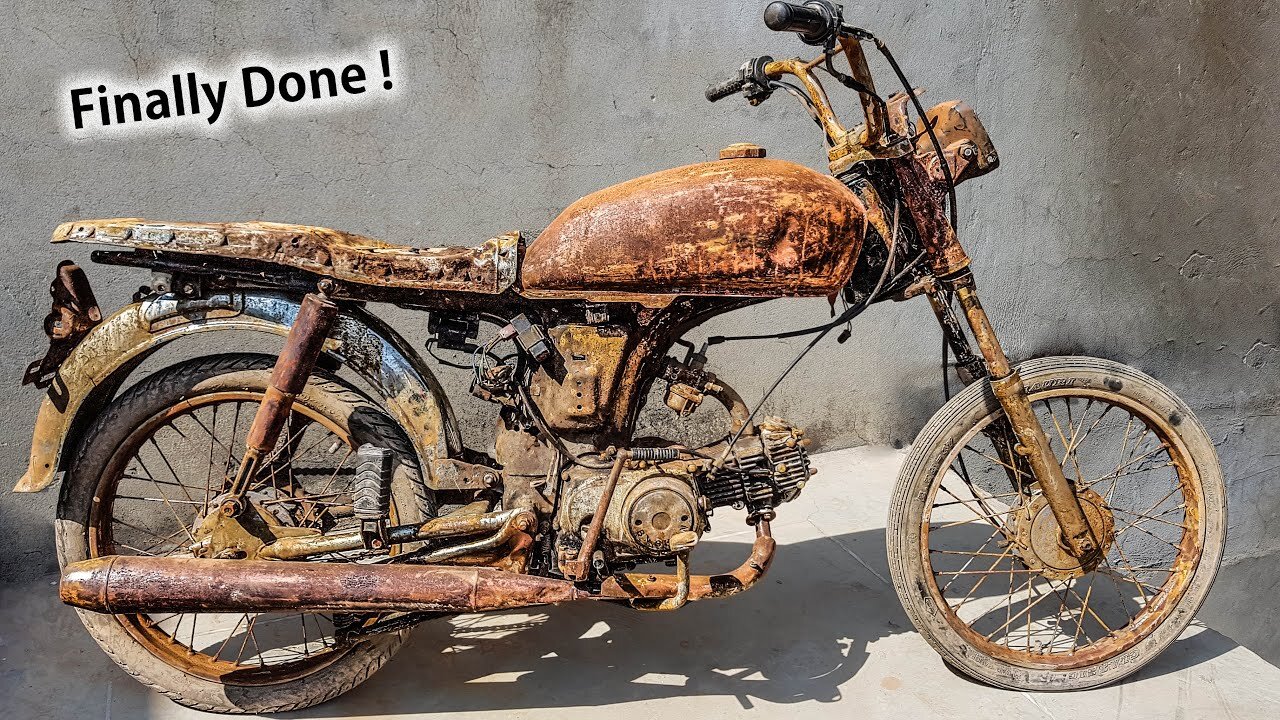 Full Restoration Around 60 Years Old Honda Motorcycle #Livewithcreativity #motorcycle #motivation