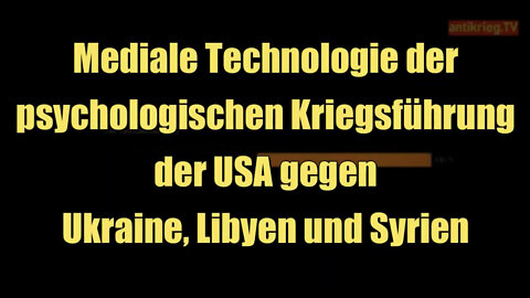 Mediale Technologie der psychologischen Kriegsführung der USA (2014)