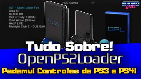 Tudo sobre o OPL #7 PADEMU, use controles de PS3 e PS4 no PS2!