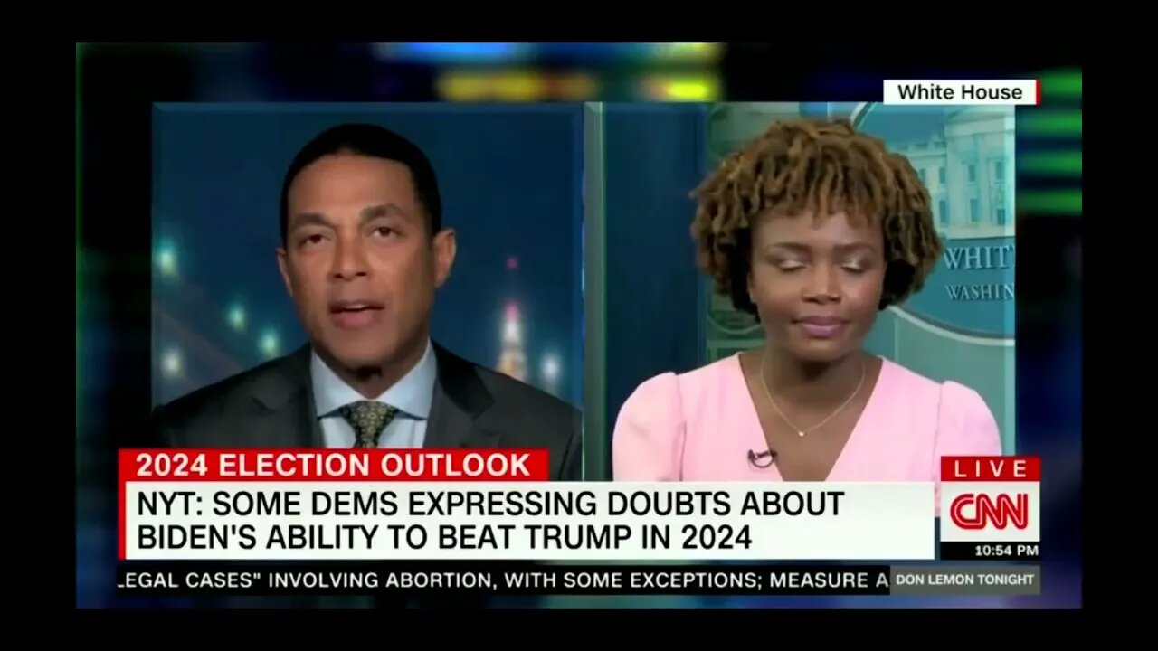 Jean-Pierre Is SHOCKED That CNN’s Lemon Would Ask Her This Question