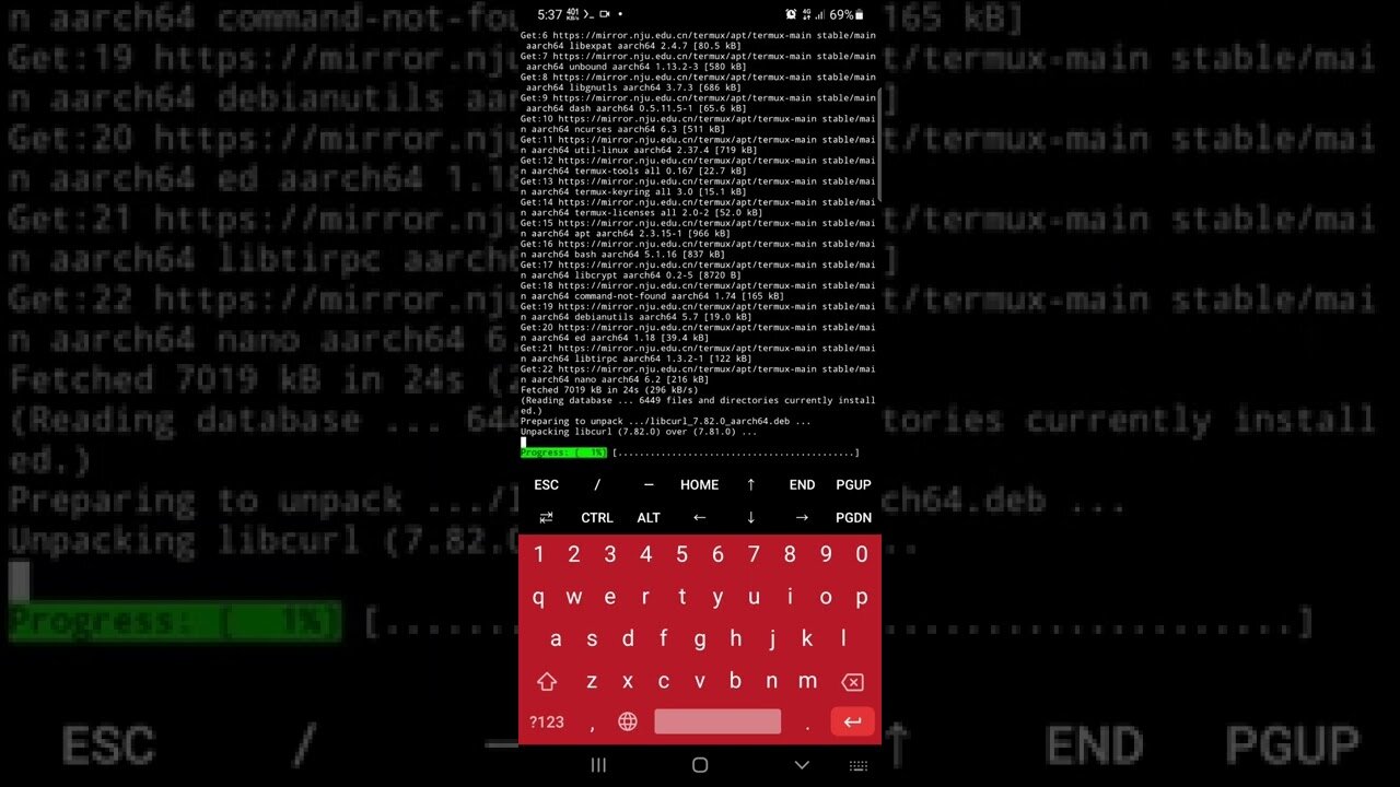 how to fix nmap, curl and php is not working in termux | ca