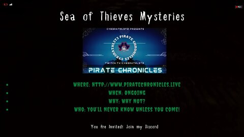 Pirate Chronicles Murder Mystery Update