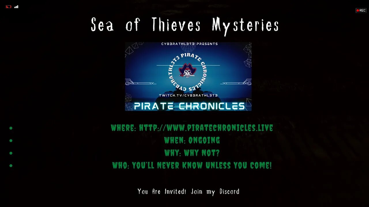 Pirate Chronicles Murder Mystery Update
