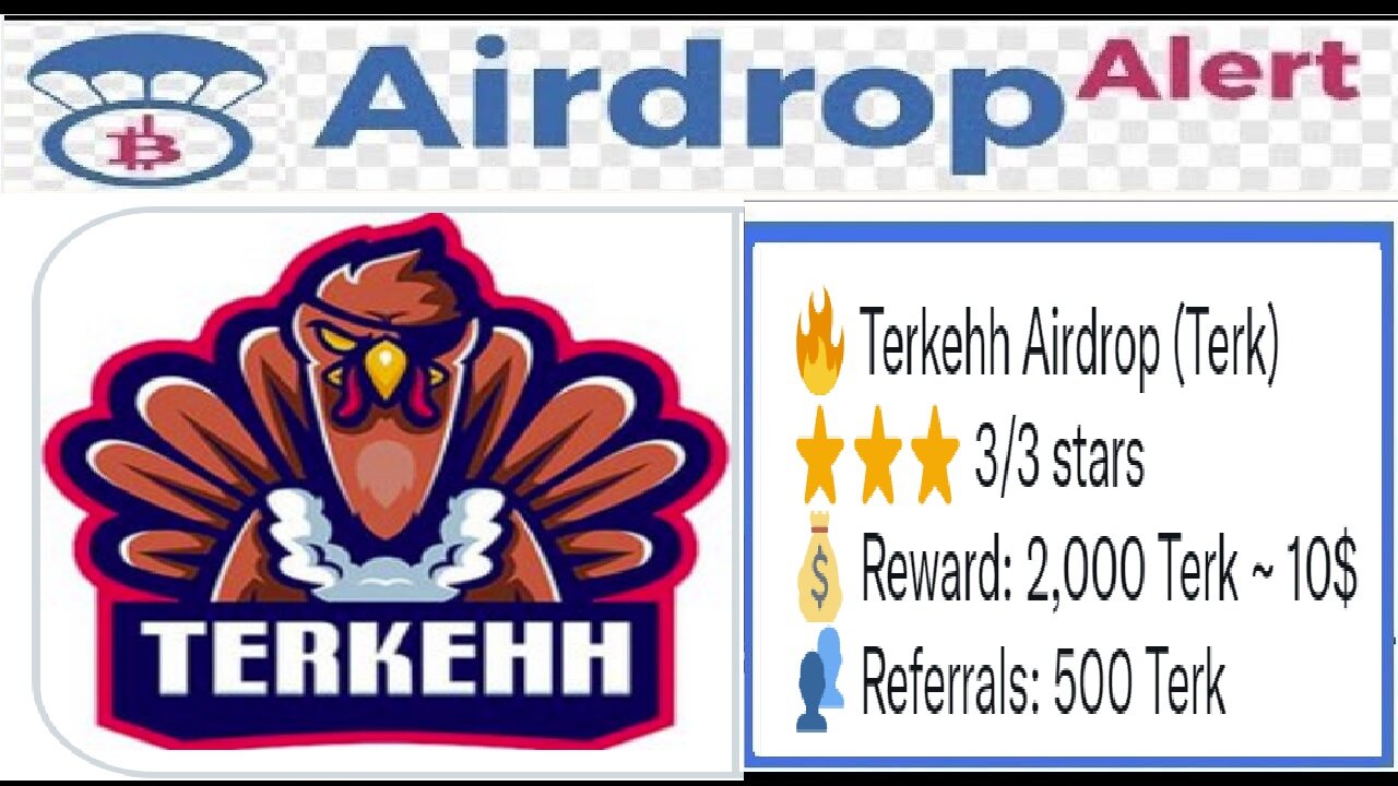 【AIRDROP TERKEHH】Ganhe 10.000 Tokens Terk ($64) | Por Ref 2500 Token TERK | CryptoCurrency