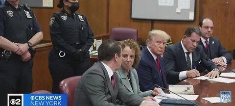 CBS2's Alice Gainer on Trump arraignment