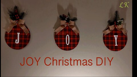 JOY Christmas Diy