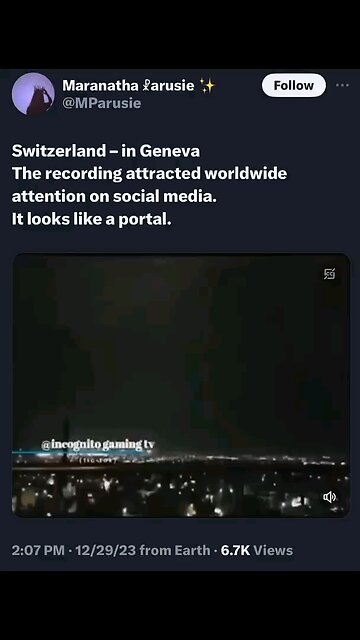 Portal opens up in Geneva, Switzerland