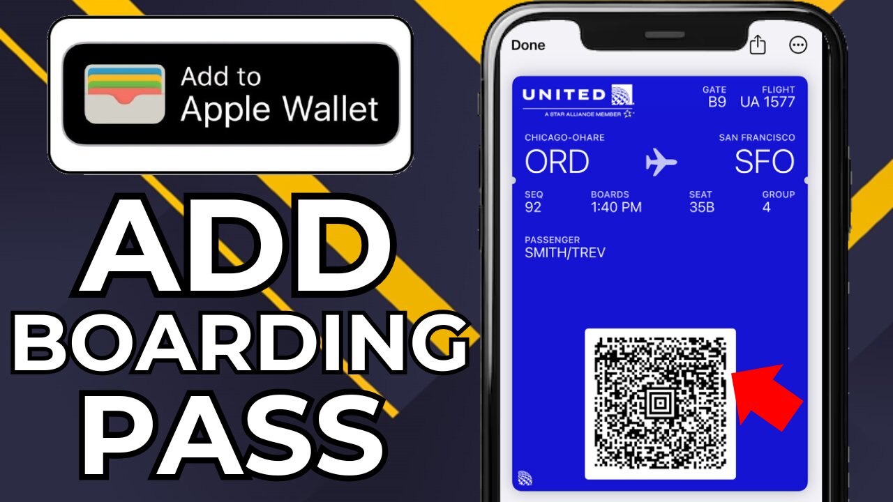 HOW TO ADD BOARDING PASS TO APPLE WALLET