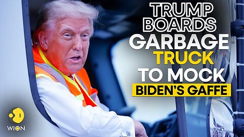 USA News: Trump Deploys Garbage Truck ‘In Honor Of Joe Biden And Kamala Harris’