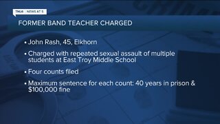 Former band teacher accused of sexually assaulting students