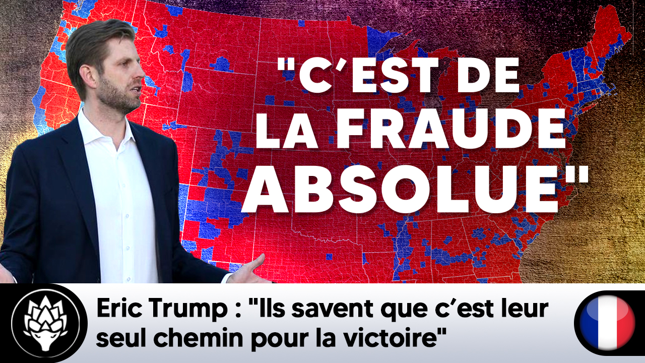 Eric Trump : "Ils savent que c 'est leur seul chemin pour la victoire" #Mailfraud