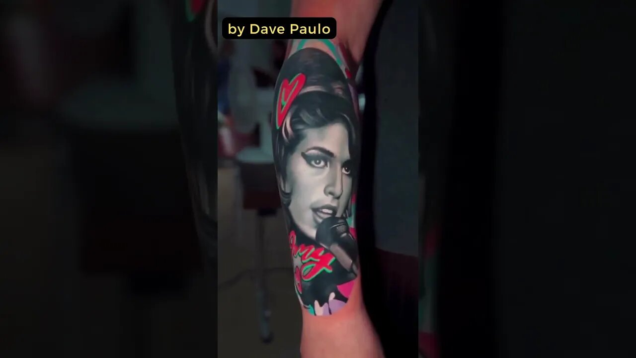 Stunning Tattoo by Dave Paulo #shorts #tattoos #inked #youtubeshorts