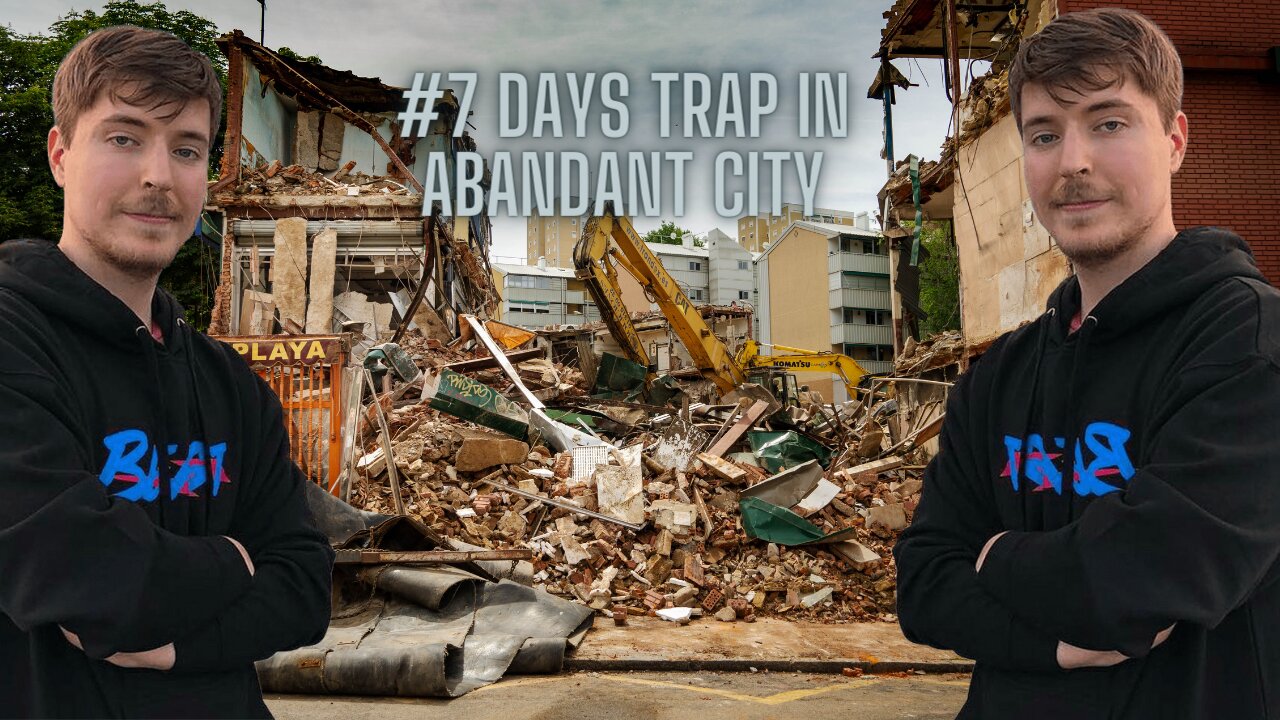 I survived @7 days in abandant city / #mrbeast / art 4