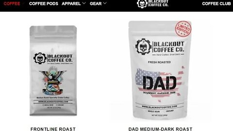 Blackout Coffee Company Limited Edition DAD and Frontline Roast Coffee!