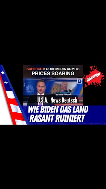 USA Inflation auf Rekordhöhe.