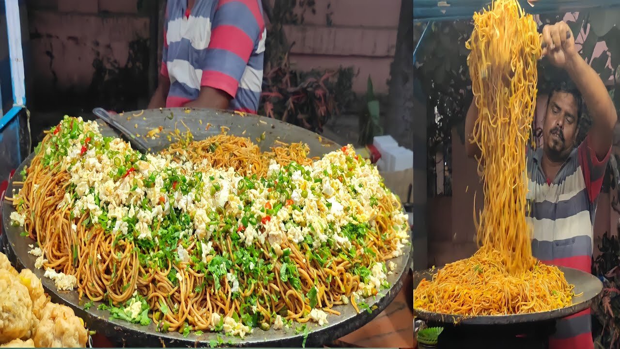 Famous 15 EGG Chowmein of India 😍😍 - Kolkata Street Food - Street Style Chowmein