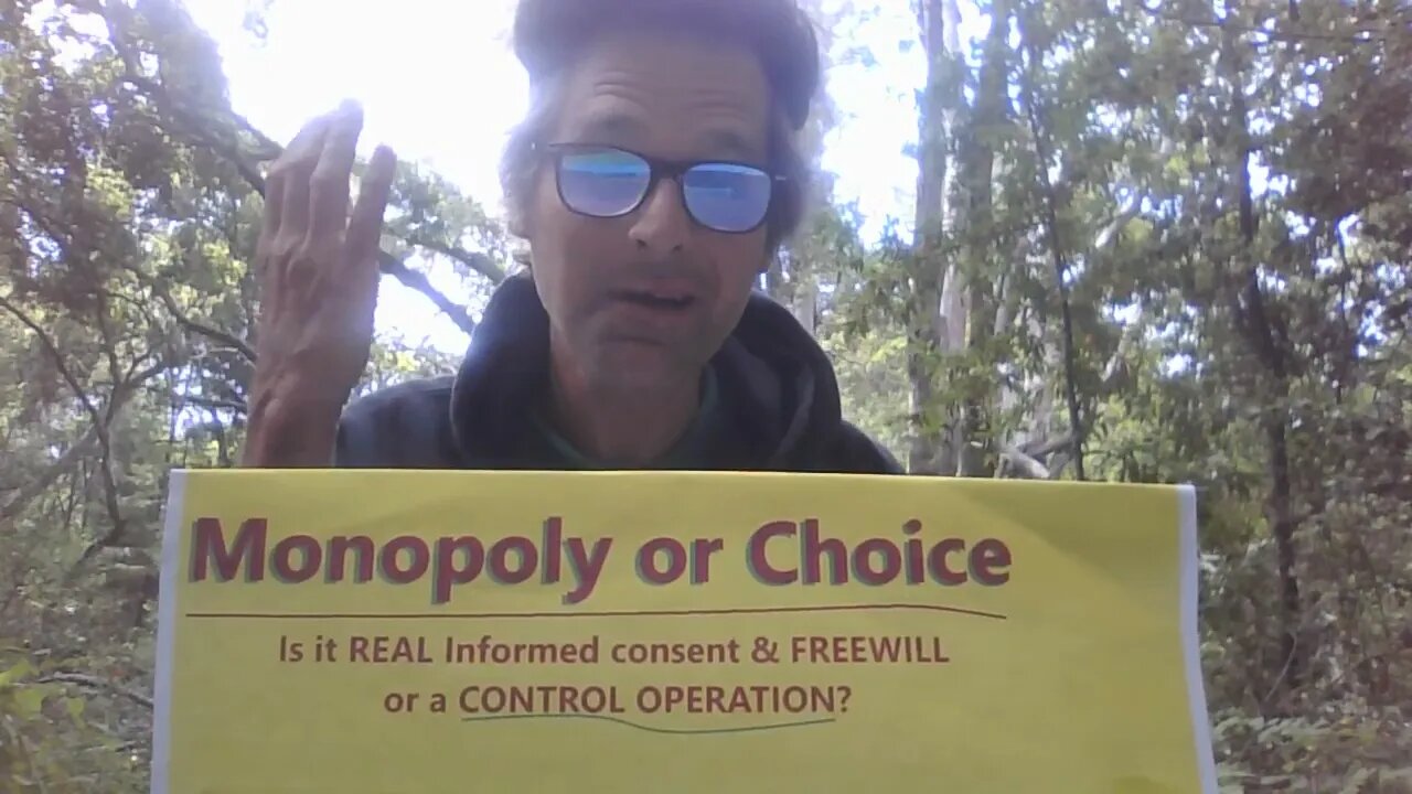 MONOPOLY or CHOICE is it REAL Informed Consent or CONTROL Operation?