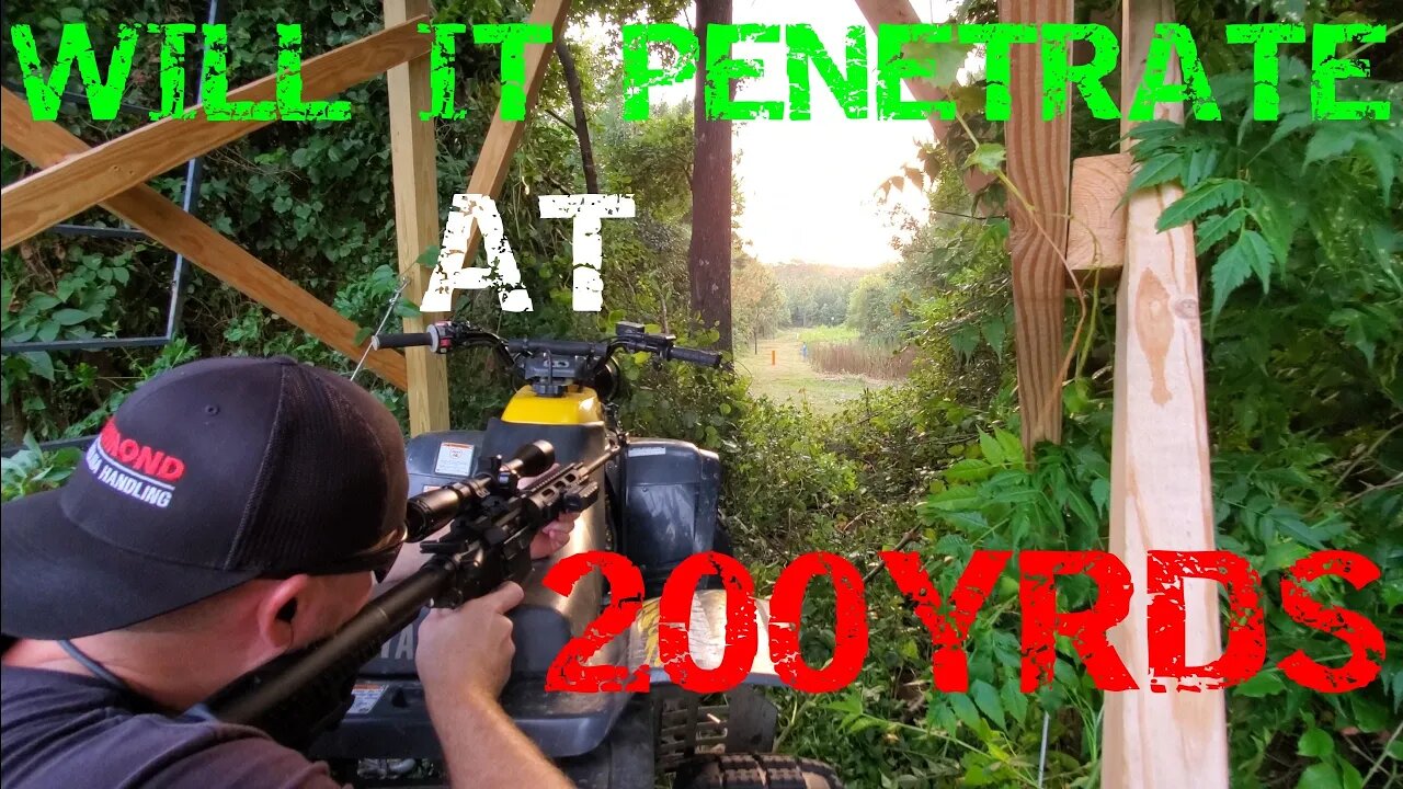 Carbon Steel Penetration Test - Pt 2 (200 yards!)