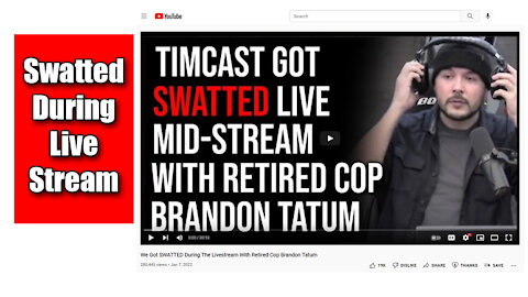 Breaking Journalist and YouTube Commentator Tim Pool Swatted