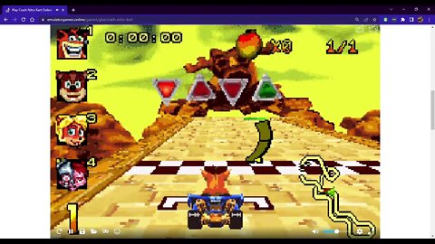 Crash Nitro Kart (GBA) - Wumpa Cup Gameplay