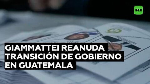 Giammattei anuncia la reanudación del proceso de transición de gobierno en Guatemala