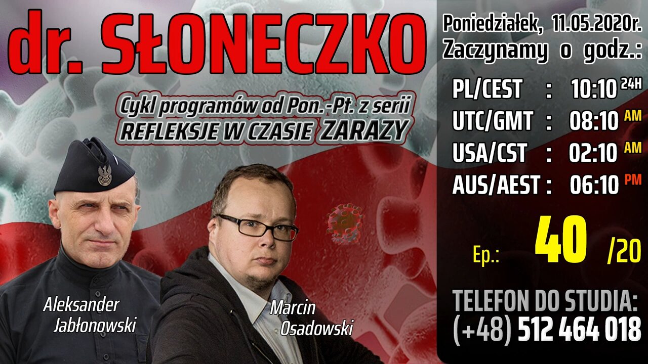 dr SŁONECZKO - Olszański, Osadowski NPTV (11.05.2020)