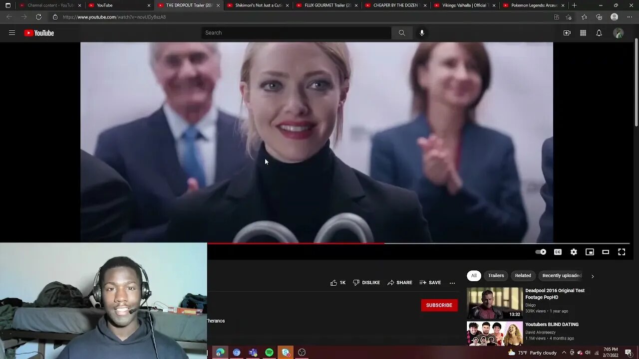 REACTION!!!THE DROPOUT Trailer (2022)