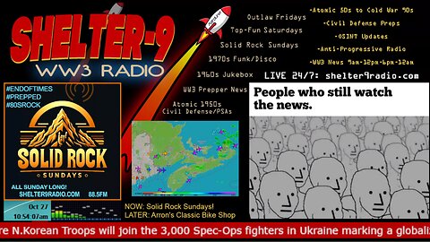 WW3 FM | Rock Solid Sunday! nov24 | Music/Wx/Prepping