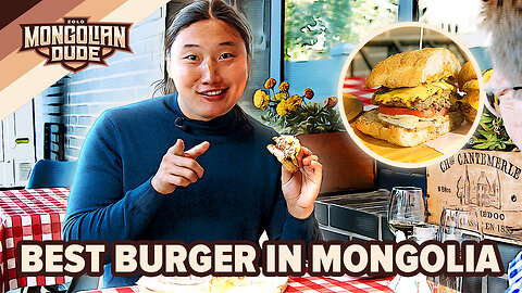 MONGOLIAN DUDE EATS BEST BURGER IN MONGOLIA