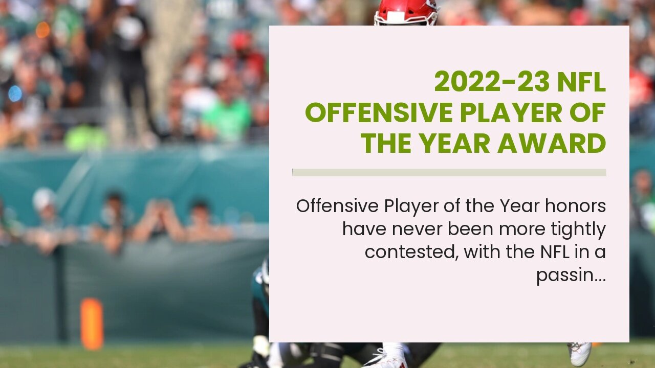 2022-23 NFL Offensive Player of the Year Award Odds: Jefferson Claims Top Spot