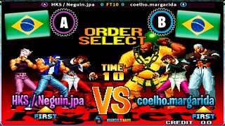The King of Fighters '97 (HKS / Neguin.jpa Vs. coelho.margarida) [Brazil Vs. Brazil]
