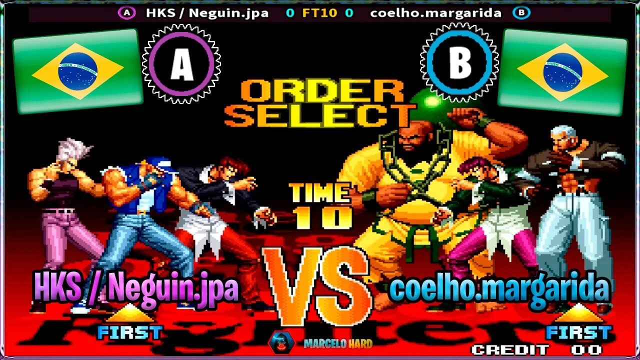 The King of Fighters '97 (HKS / Neguin.jpa Vs. coelho.margarida) [Brazil Vs. Brazil]